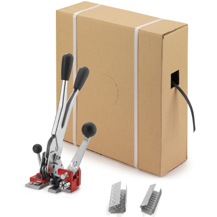 Pack de cerclage polypropylène en boîte distributrice