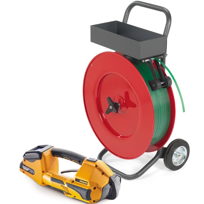 Pack de cerclage polyester et appareil mobile automatique