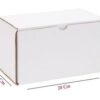Emballage Services 50 Boites en Carton Blanc : 20 x 11 x 12 cm