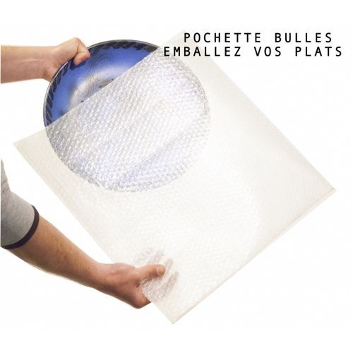 100 Pochettes de protection en bulle d'air - 30 x 40 cm