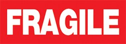 lot de 200 étiquettes fragiles