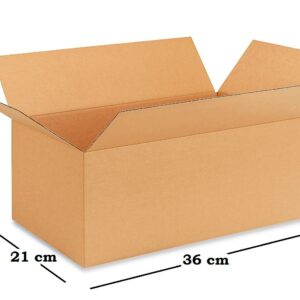 20 Carton Kraft 36x21x17 cm
