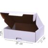 Carton Blanc 29x23x9 cm,