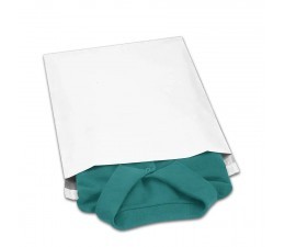 100 Sacs d’expédition BLANC sans pochette, 20 x 30 cm