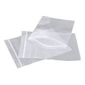 Sachets transparent Fermeture Zip 8x12