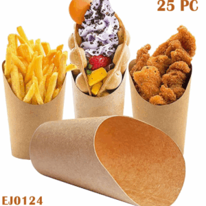 25 Gobelet à Frites jetable