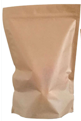 Pochette Zip En Kraft Sans Fenêtre 12*20