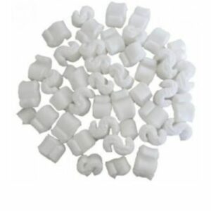 Particule de calage Blanc, en forme de S - 1kg