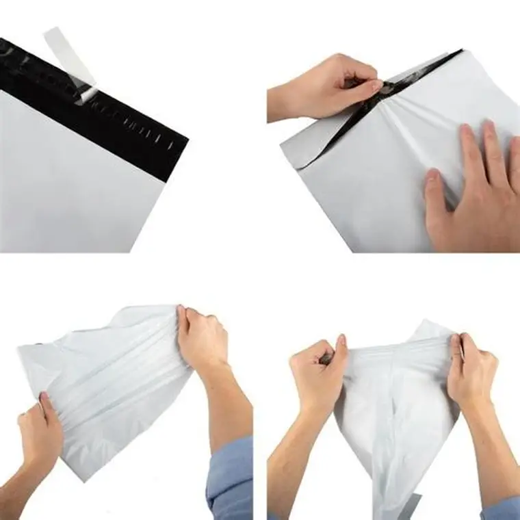 100 Sacs d'expédition - Enveloppe - Opaque - Adhésif - 20*30 cm