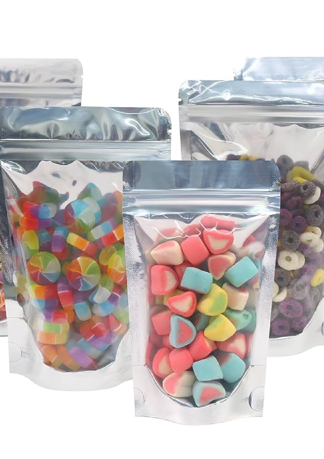 SAC EN ALLUMIUM FACE TRASPARENT 16*22
