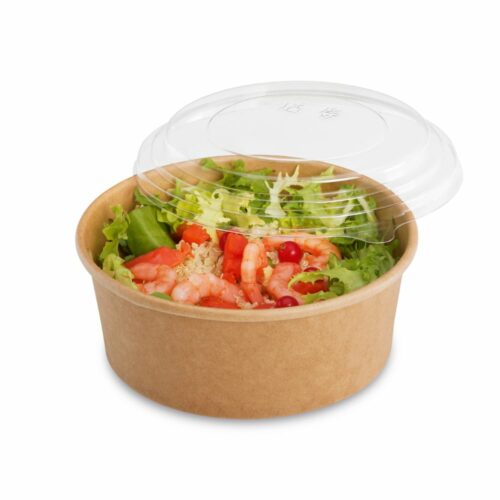 barquette kraft Food Avec couvercle