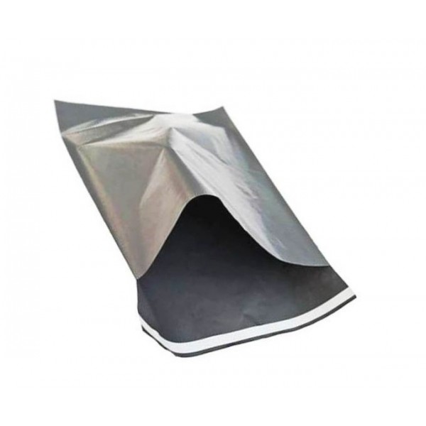 100 Sacs d’expédition Gris sans pochette, 40 x 50 cm