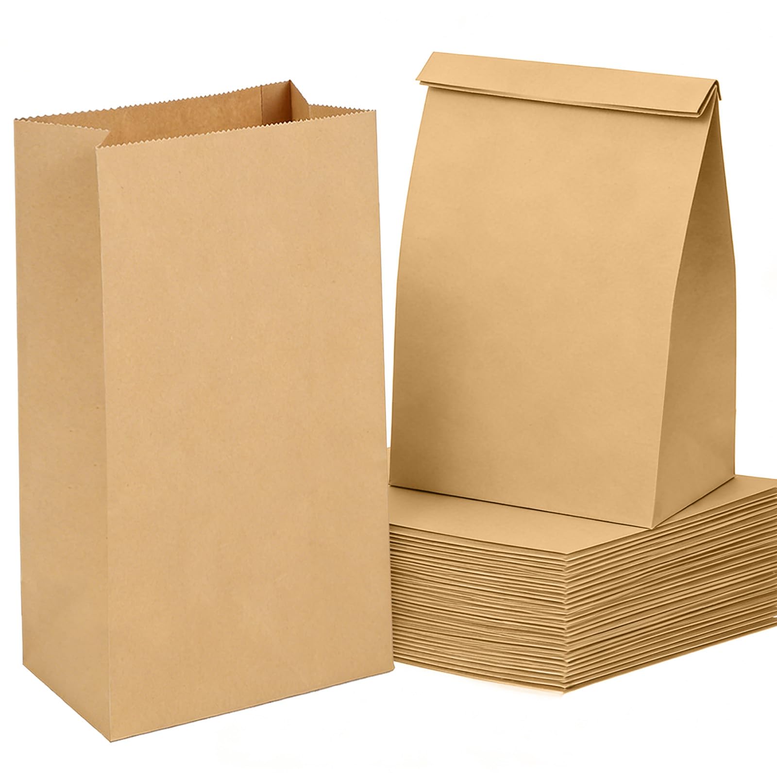 250 Sac kraft brun sans poignée 26*30*14