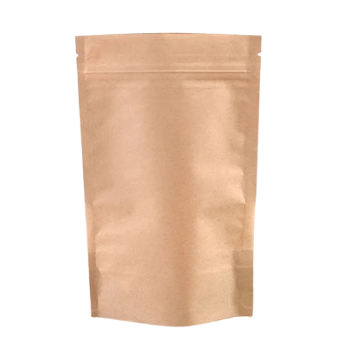 Pochette zip en kraft 16*22