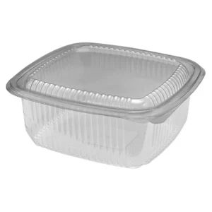 barquette carre avec couverture attachee 113*109*55(500ML)