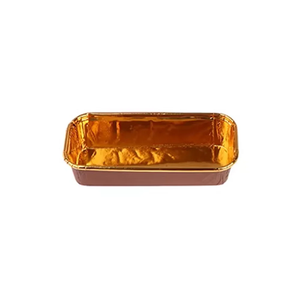Boîte à cupcake lazer réctangulaire bronze