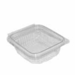 barquette carre avec couverture attachée 100*94*35(250ML)