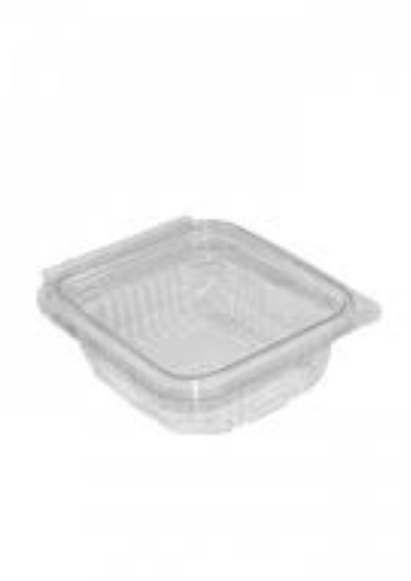 barquette carre avec couverture attachée 100*94*35(250ML)