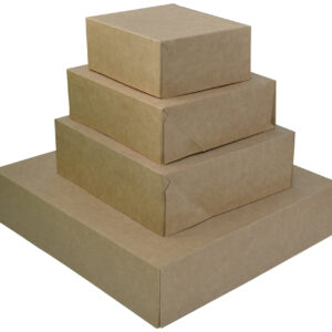 BOITE GATEAU 15*15 *7EN KRAFT NEUTRE
