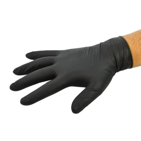 GANTS TPE NOIRS Large ( 10 paquets par carton)
