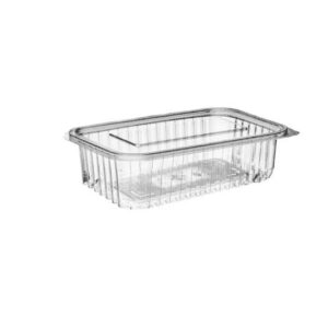 barquette rectangle avec couverture attachée 171*105*69(1000ML)