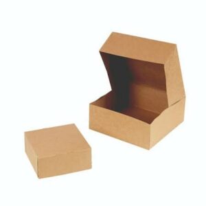 BOITE GATEAU 17*17*7 EN KRAFT BRUN NON IMPRIME