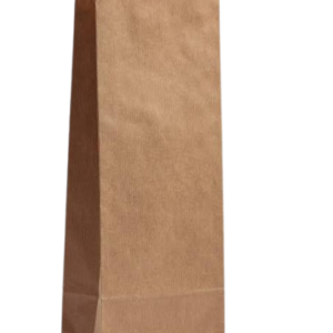 SAC PAPIER fond plat 15x7x26 kraft brun