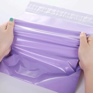 100 Sacs D'Expédition 25*35 - Colorés Violet