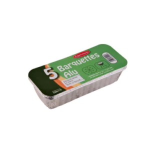 5 Barquettes Alu 160/160 AC TOPPROTECT