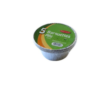 5 Barquettes Alu Diam 85mm AC TOPPROTECT