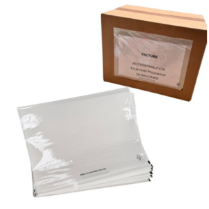 Lot de 50 - Pochette A5 porte-documents adhésives transparente